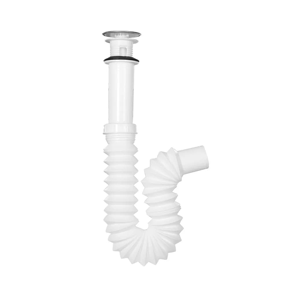 Céspol Flexible Tipo P para Lavabo con Push Button Fleximatic - 2235A