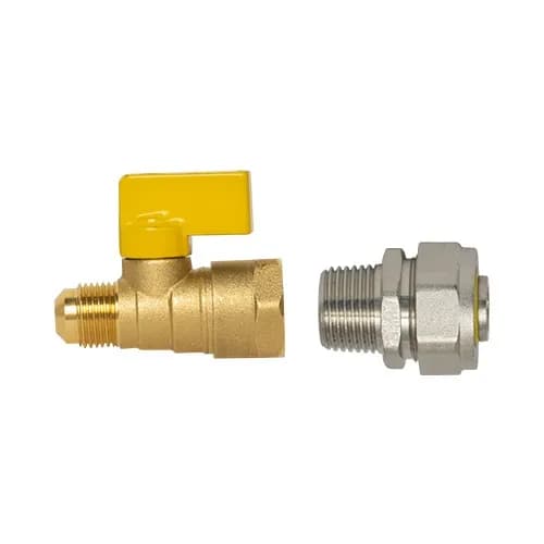 Kit Adaptador Macho y Válvula Flare 3/8" COFLEX - CGVF00
