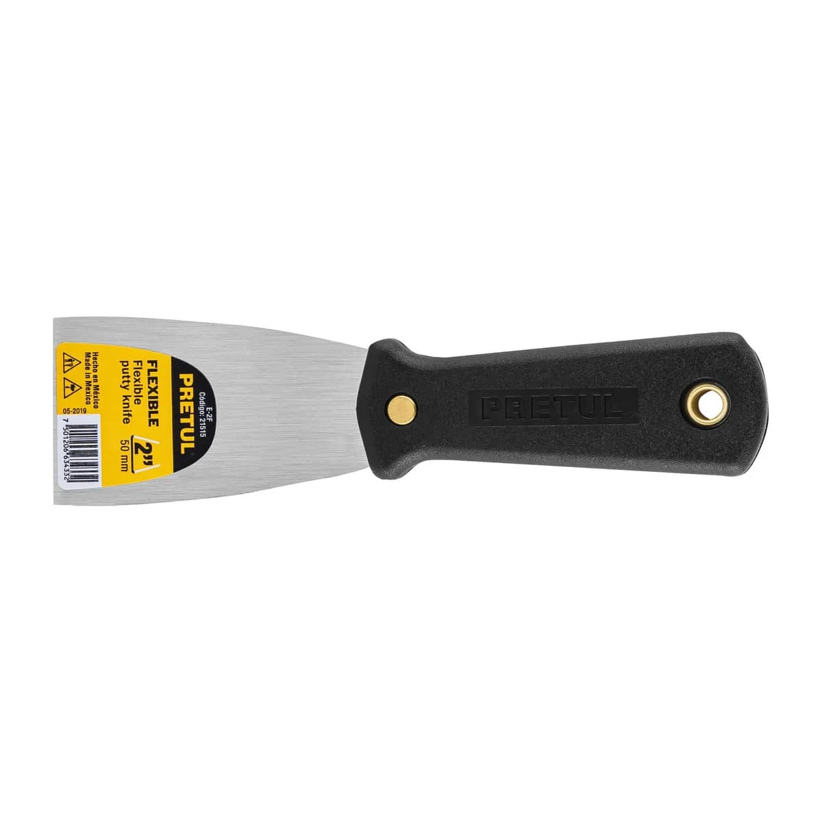 Espátula Flexible 2" con Mango Plástico Pretul - 21515