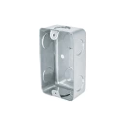 Chalupa Galvanizada 2x4 Knock Outs 1/2 y 3/4 Gris