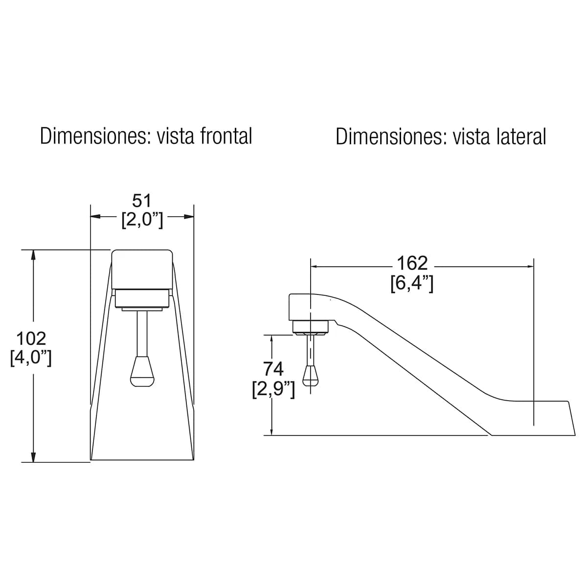 Llave Economizadora TV-105 Antisarro Helvex - TV105