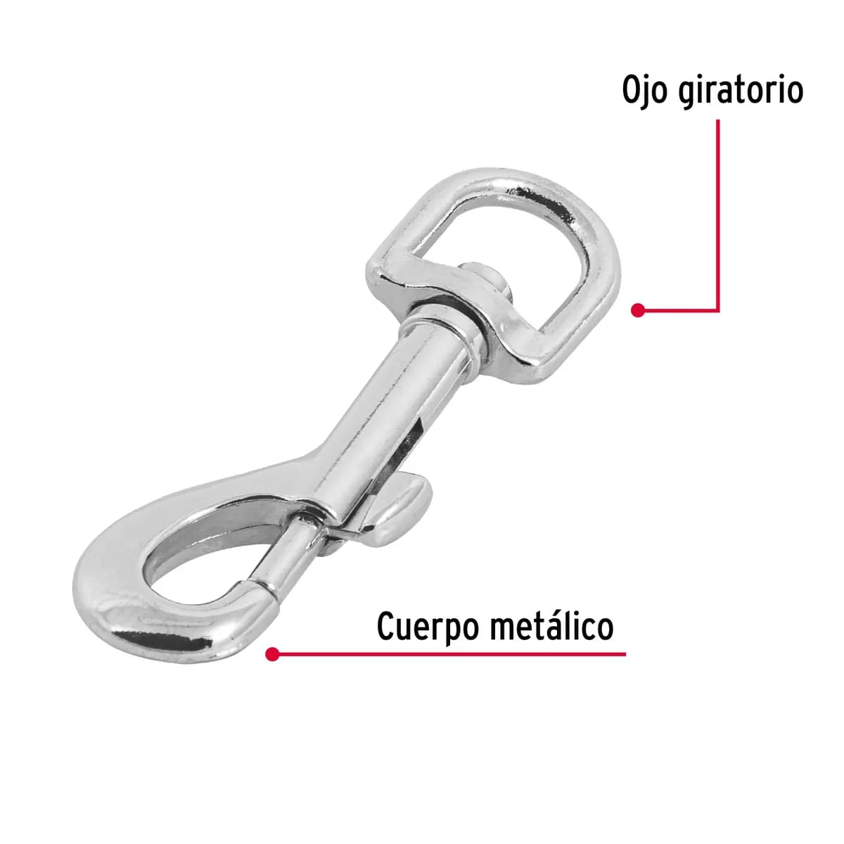 Bandola de Zinc Giratoria 5/8" Fiero - 44031