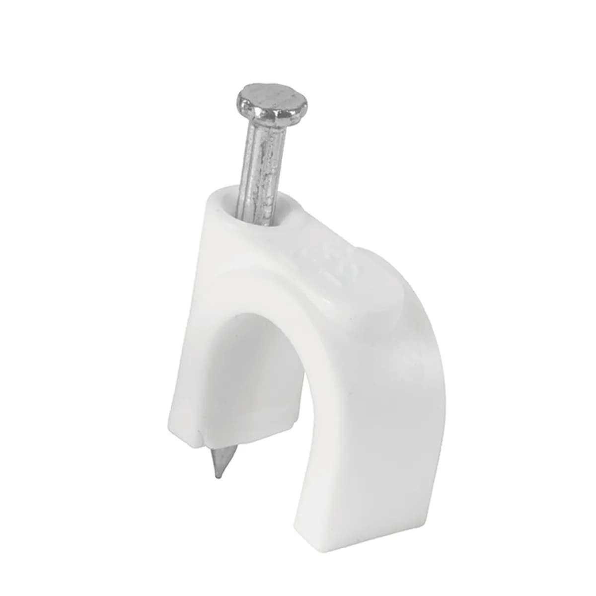 Bolsa con 20 Grapas Blancas 12 mm para Cable Redondo Volteck - 48275