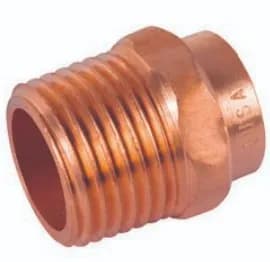 Adaptador Macho de Cobre 38 mm (1 1/2") IUSA - 616857