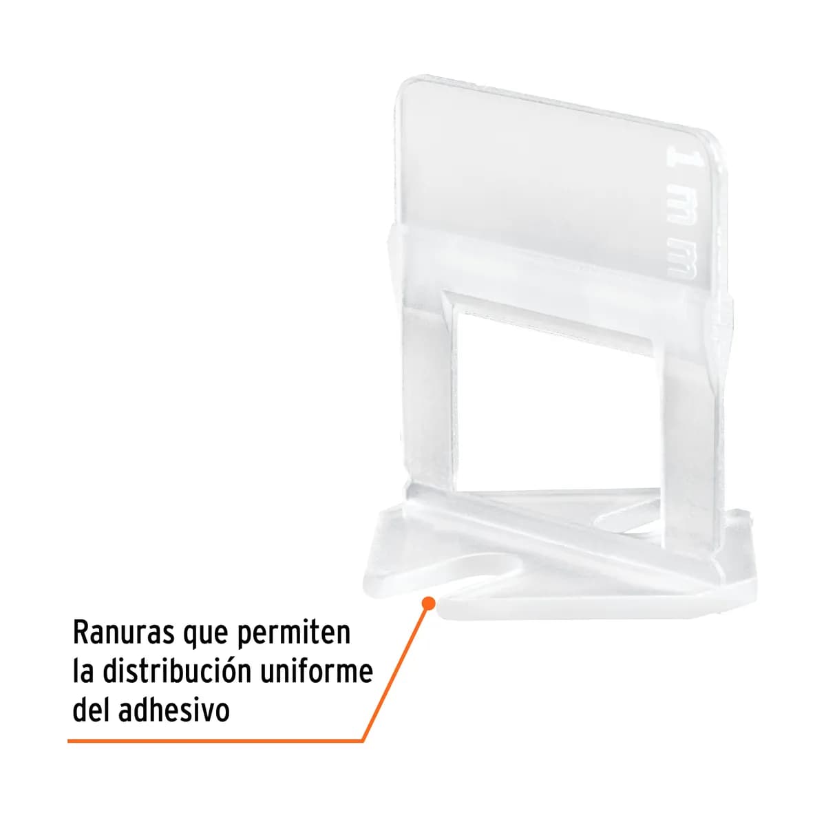 Bolsa con 100 Anclas para Nivelación 1 mm Truper - 102874