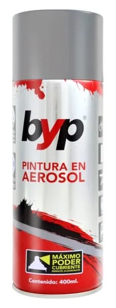 Pintura en Aerosol Gris Máquina BYP - AGR