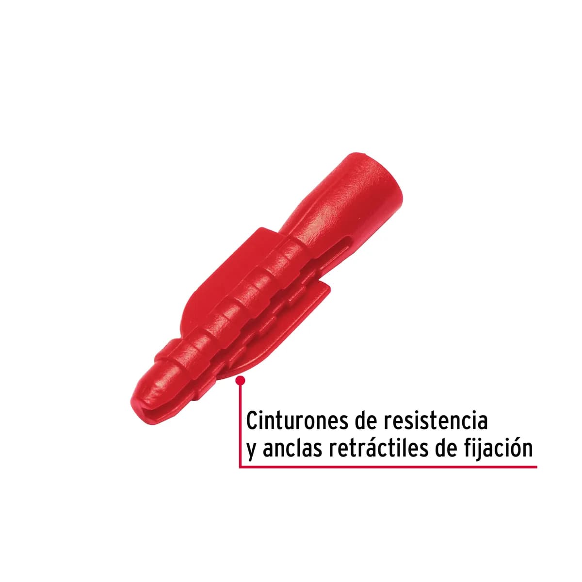 Bolsa con 20 Taquetes de Plástico 1/4" Fiero - 40746