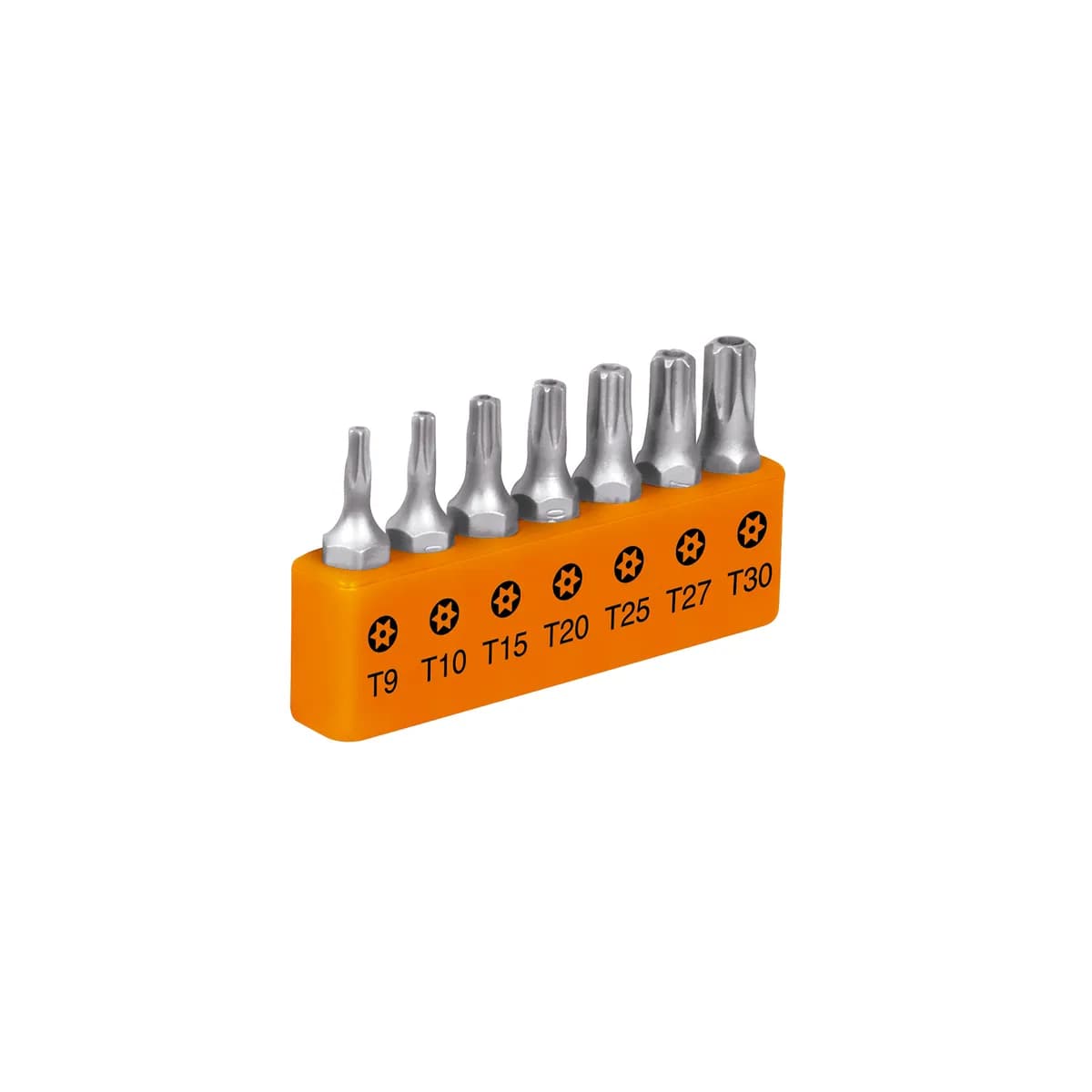 Juego de 7 Puntas Torx Combinadas con Seguro Largas Truper - 17797