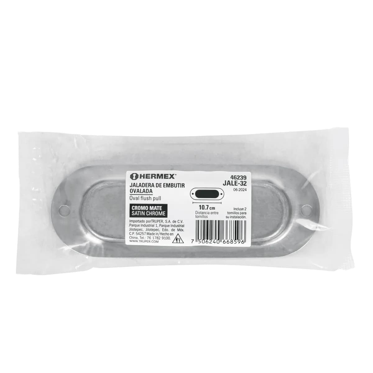 Jaladera de Embutir Ovalada JALE-32 Truper - 46239