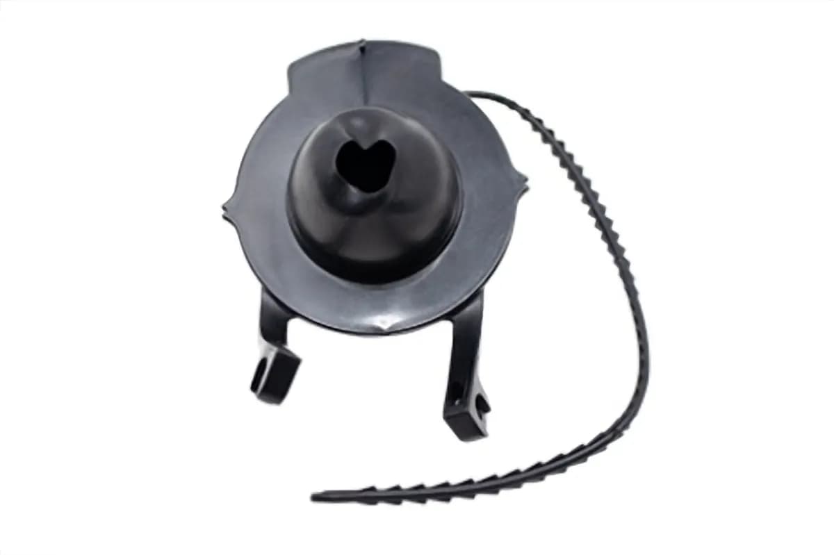 Sapo Flexible para WC 2" Negro MEER - SAPO
