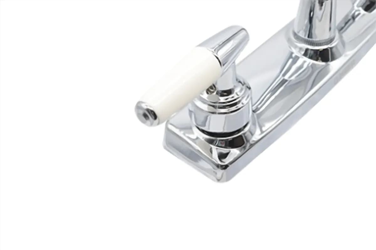 Mezcladora para Fregadero Cuello Cobra Pirulí Blanca MEER - MZF814