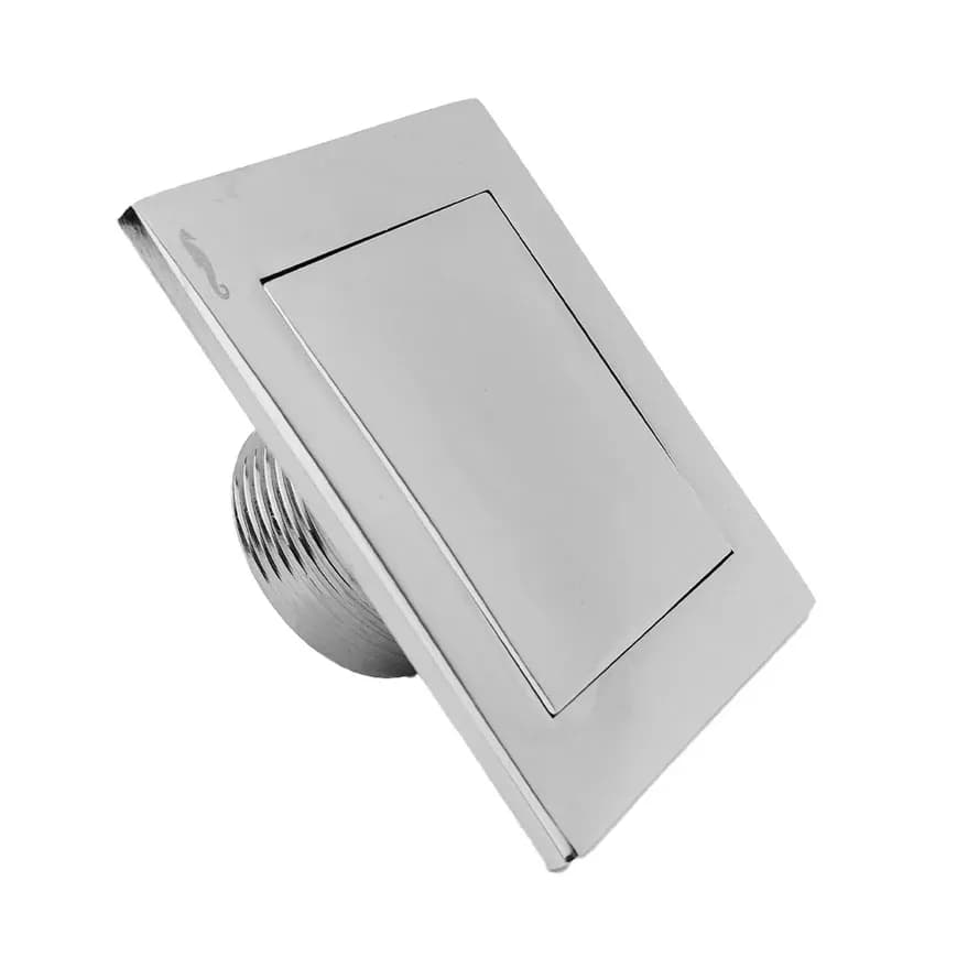 Resumidero Cuadrado Push de Acero Inoxidable 150 x 150 mm RUGO - 46PC