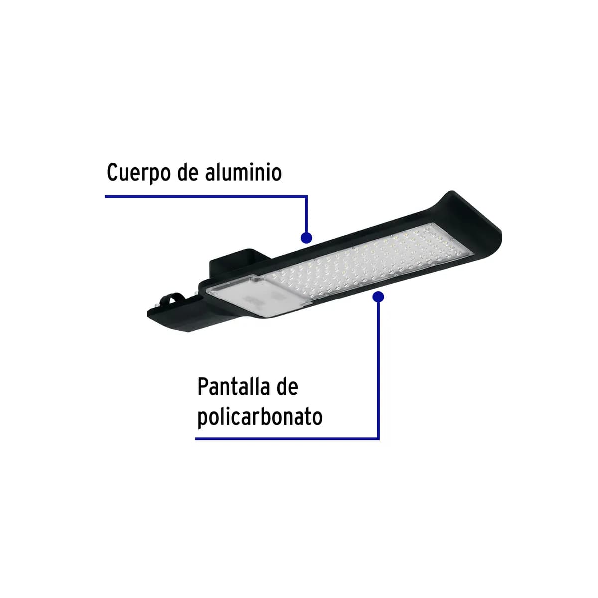 Luminario Suburbano LED 100 W 6500 K Plano Volteck - 46259