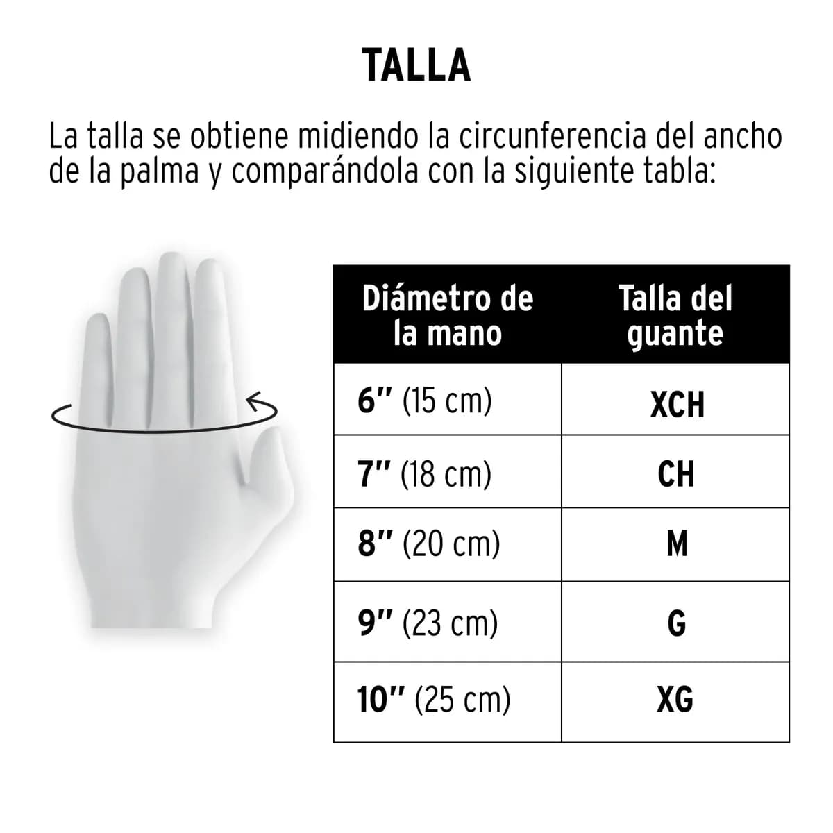 Guante de Nylon/Nitrilo Espumado Talla M Truper - 13294