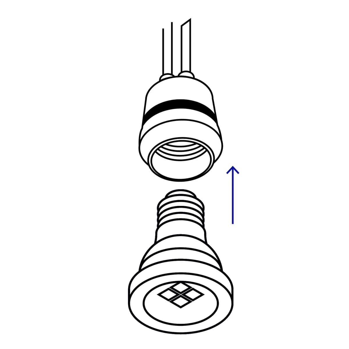Portalámparas para Intemperie Volteck - 48093