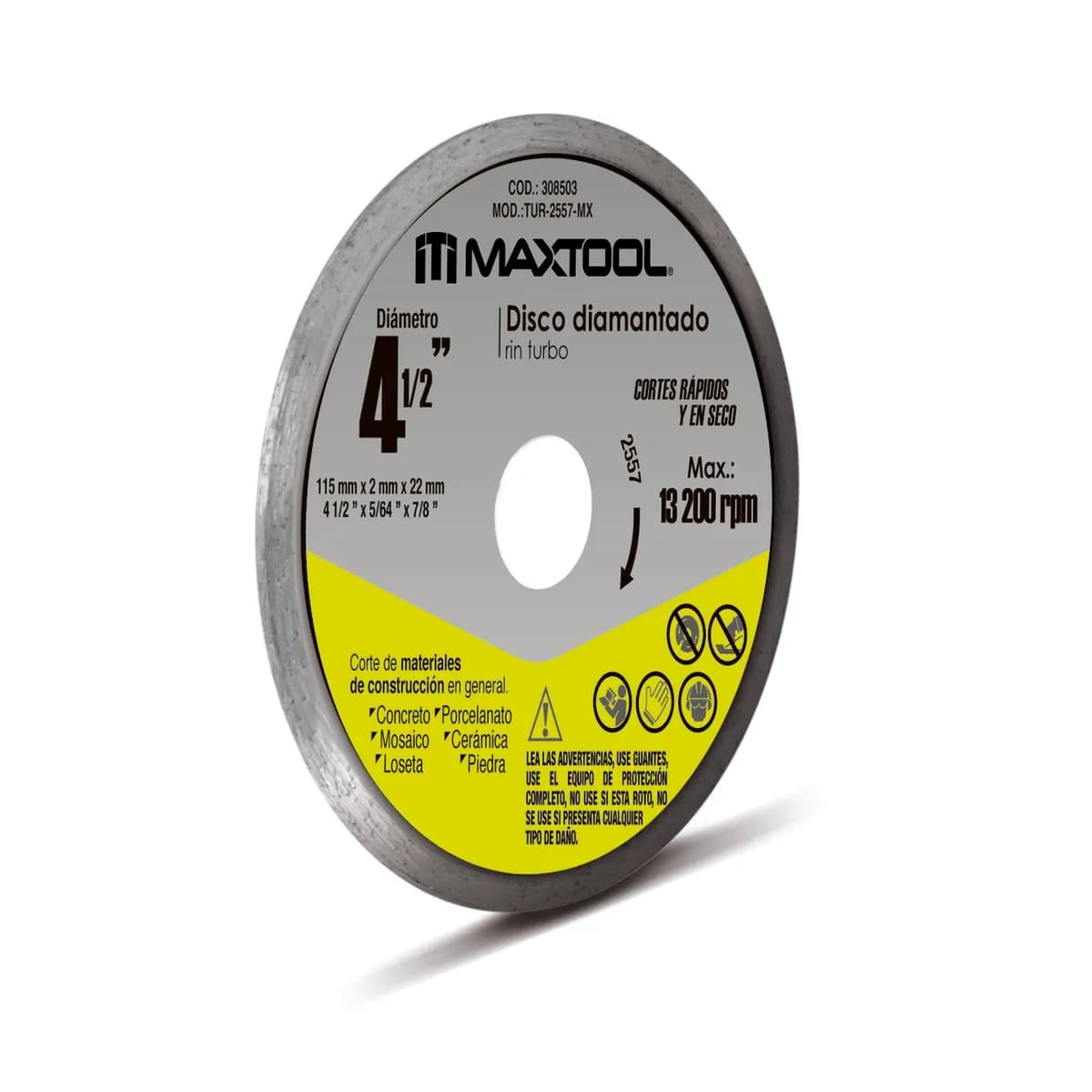 Disco de Diamante Rin Segmentado 4 1/2" AKSI - 308501