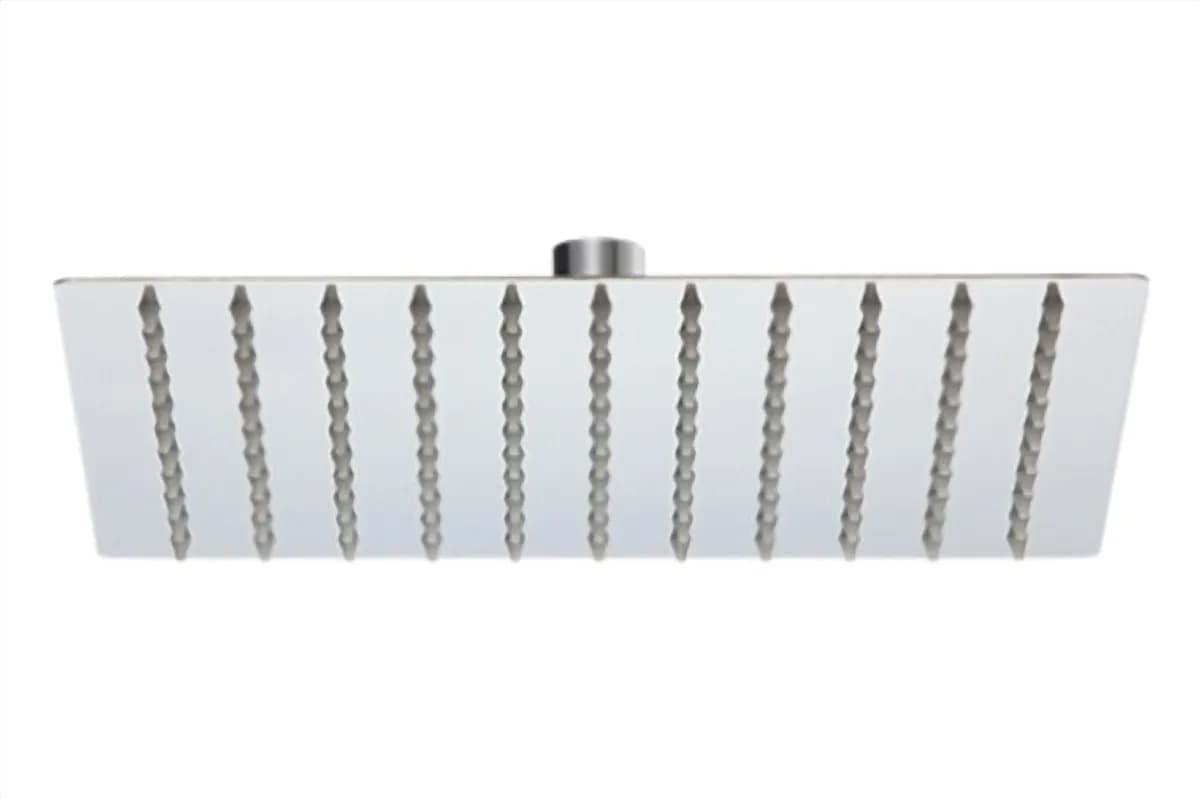 Regadera Cuadrada 10" de Acero Inoxidable Deluxe MEER - RC107