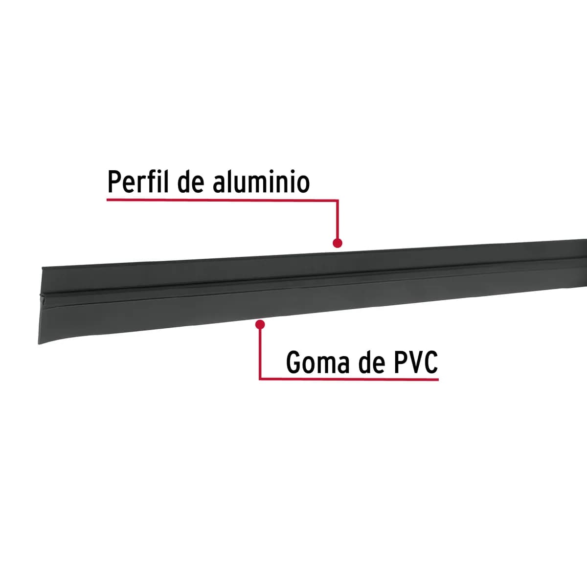 Guardapolvo Fijo 120 cm Negro Hermex - 43037