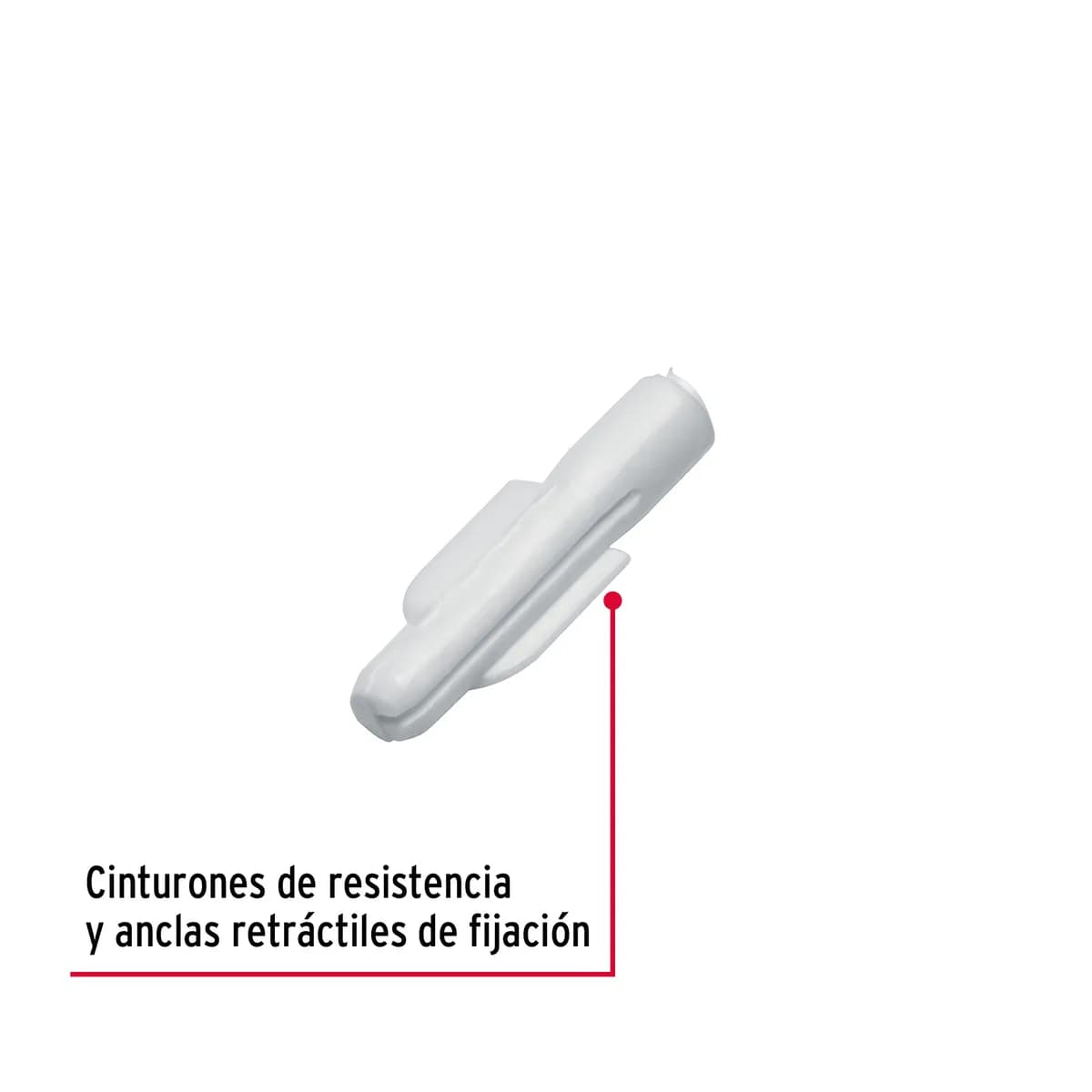 Bolsa con 50 Taquetes de Plástico 3/16" Fiero - 40163