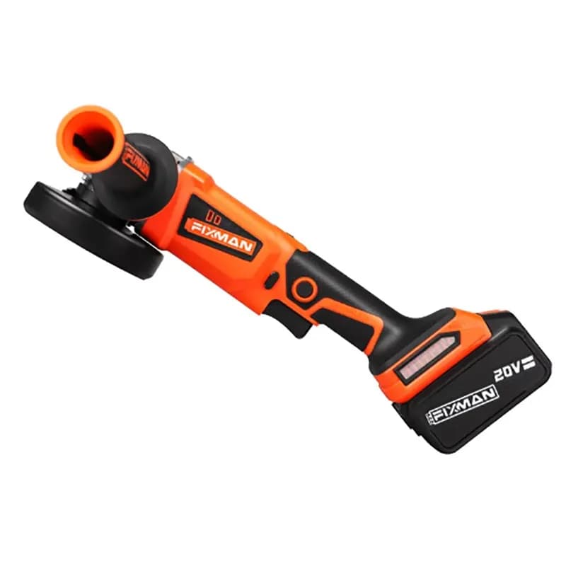 Esmeriladora Angular Inalámbrica 20V con 2 Baterías FIXMAN - FL106002-2B4