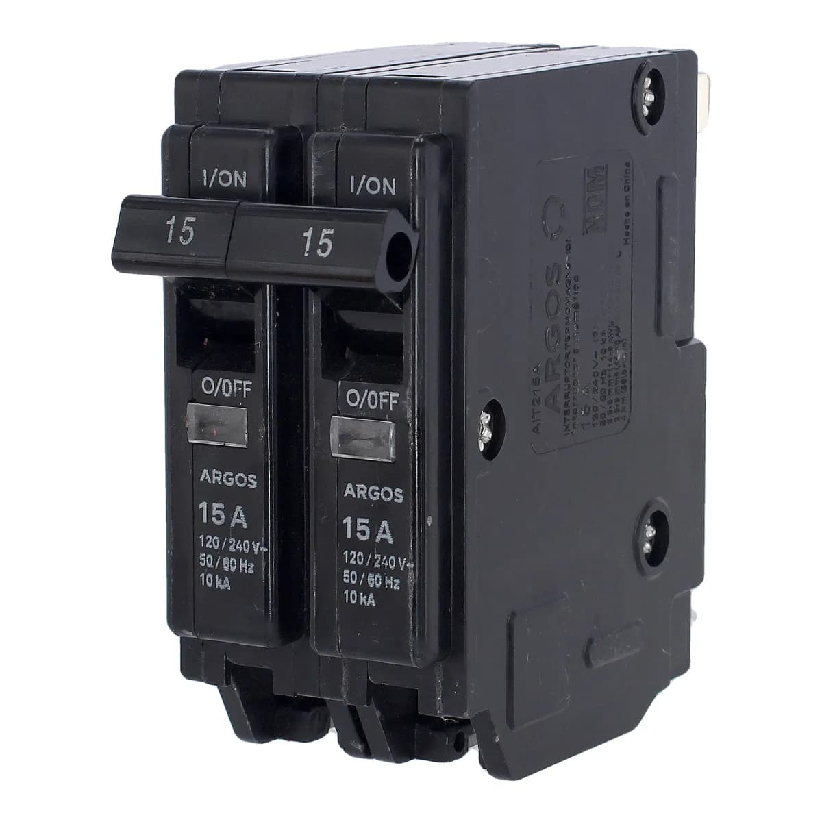 Interruptor Termomagnético 2P 15A Argos Bifásico