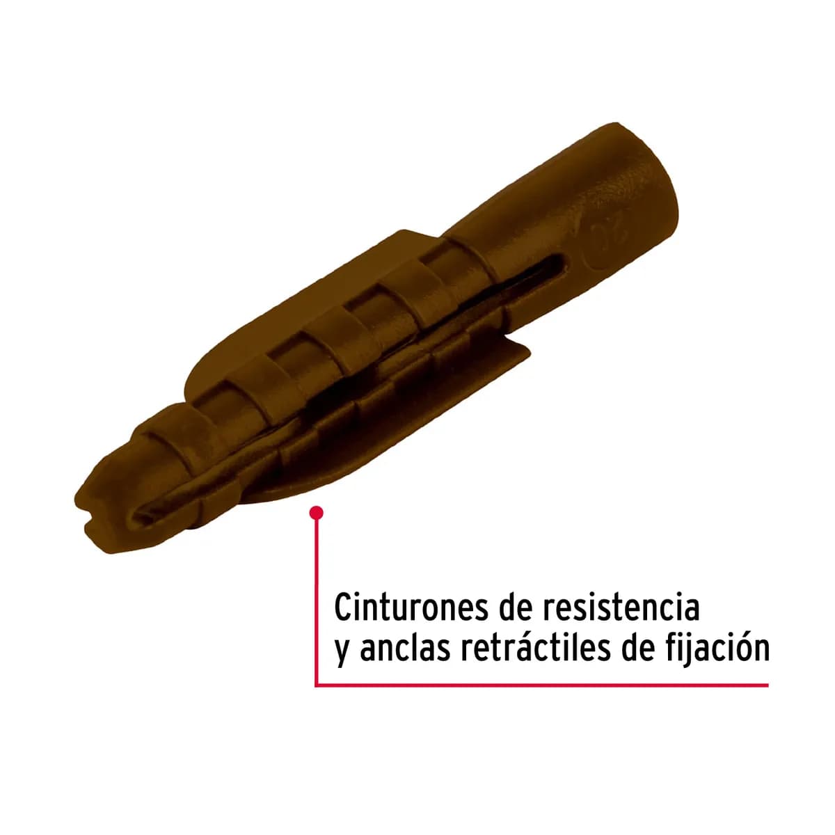 Bolsa con 50 Taquetes de Plástico 5/16" Fiero - 44200