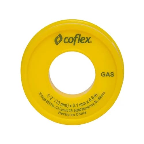 Cinta Teflón para Gas Amarilla 3/4" x 6.60 m COFLEX - WTG3460