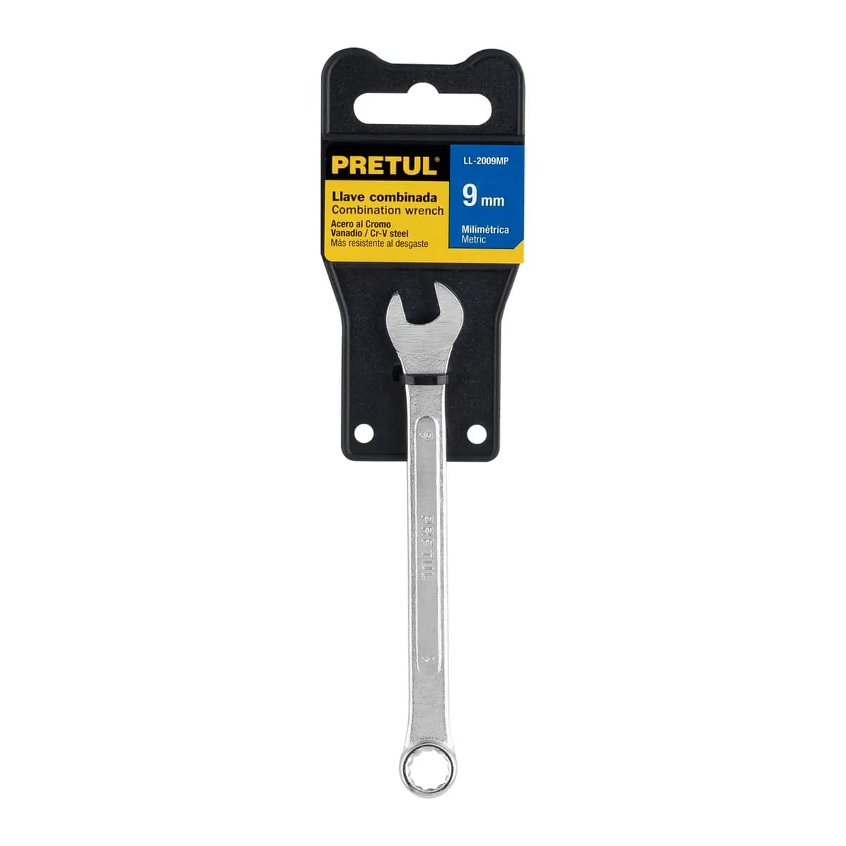 Llave Combinada 9 mm Pretul LL-2009MP - 21903