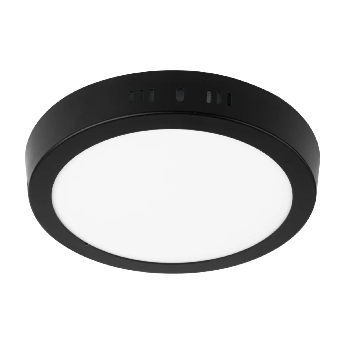 Luminario LED de Plafón 12 W Redondo Negro Volteck - 47396