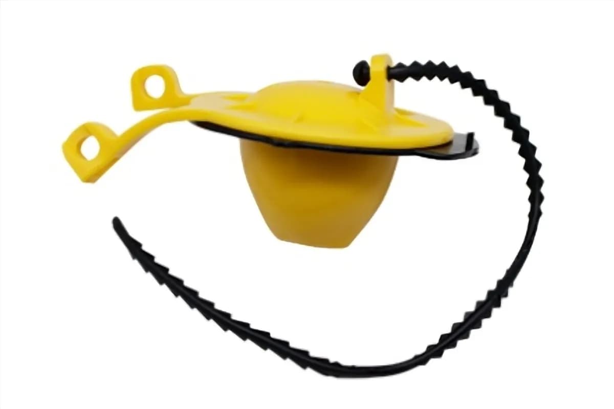 Sapo Flexible para WC 2" Amarillo MEER - SAPO-005