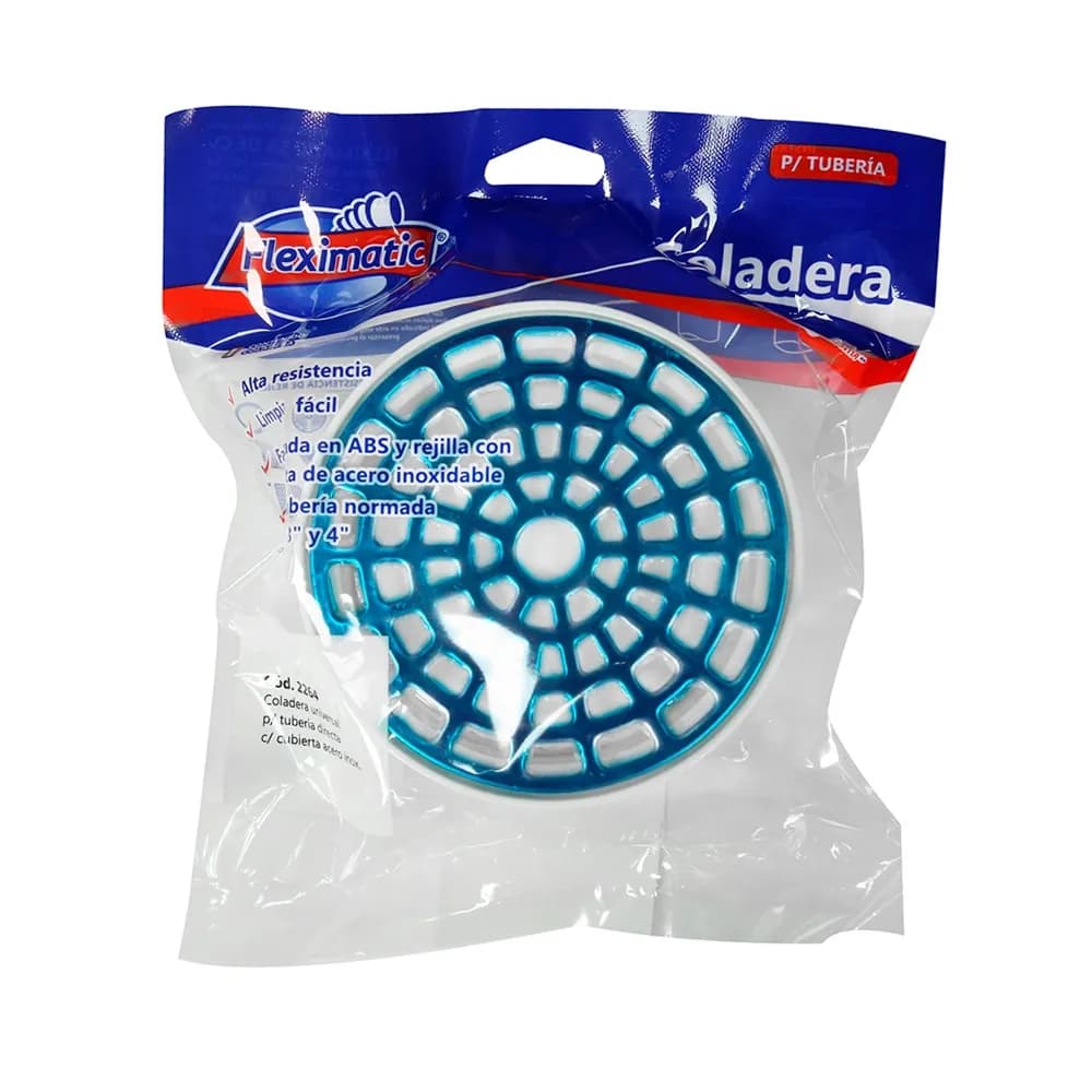 Coladera Universal con Cubierta de Acero Inoxidable Fleximatic - 2264