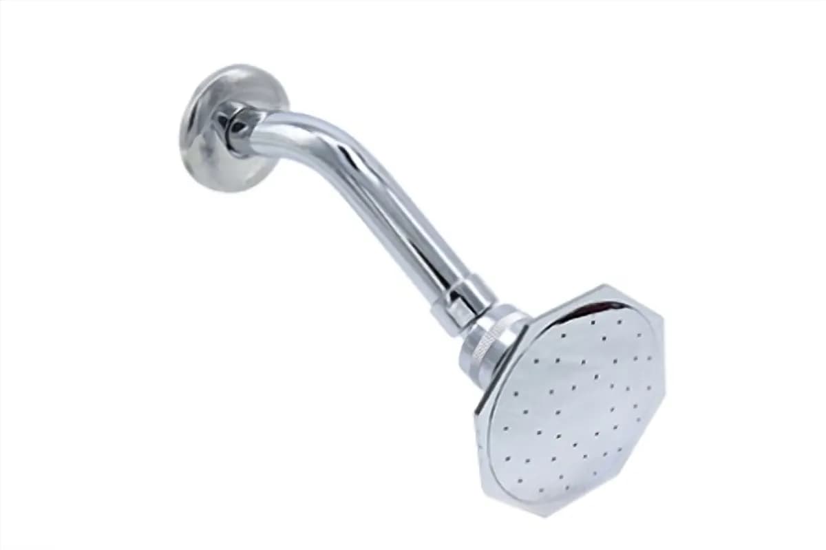 Juego de Regadera Octagonal 3.5" con Brazo y Chapetón MEER - RCT34