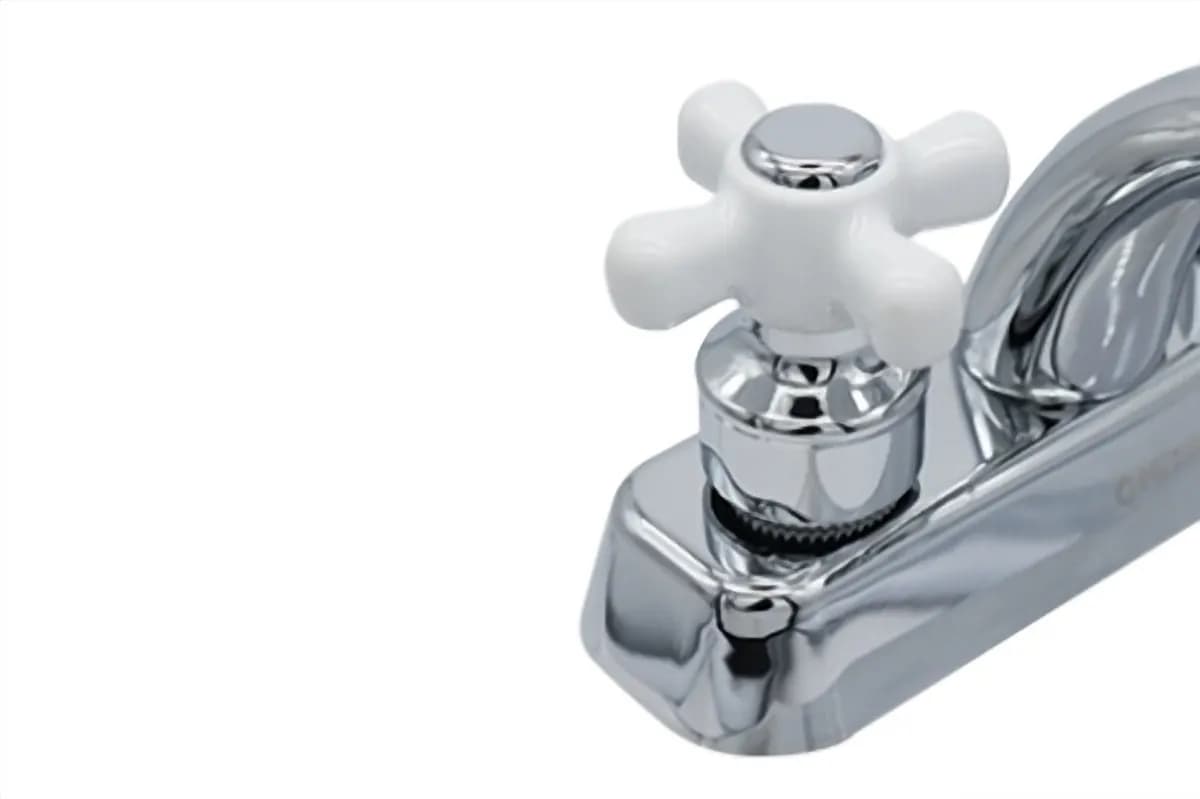 Mezcladora para Lavabo Cruceta Blanca MEER - MZL4114C