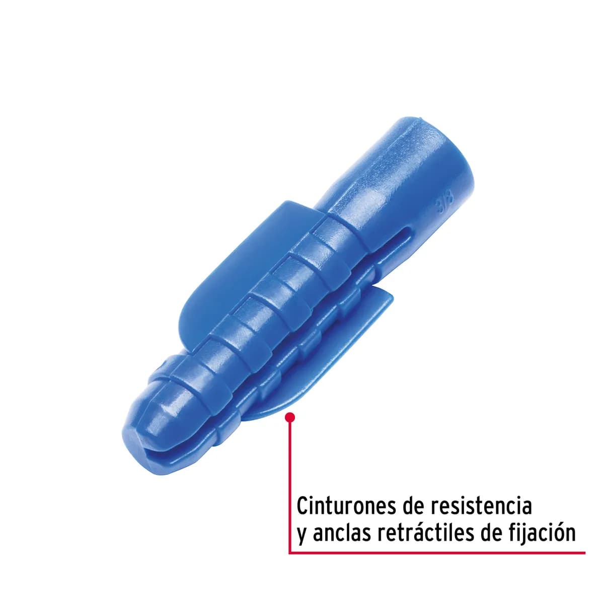 Bolsa con 50 Taquetes de Plástico 3/8" Fiero - 44201