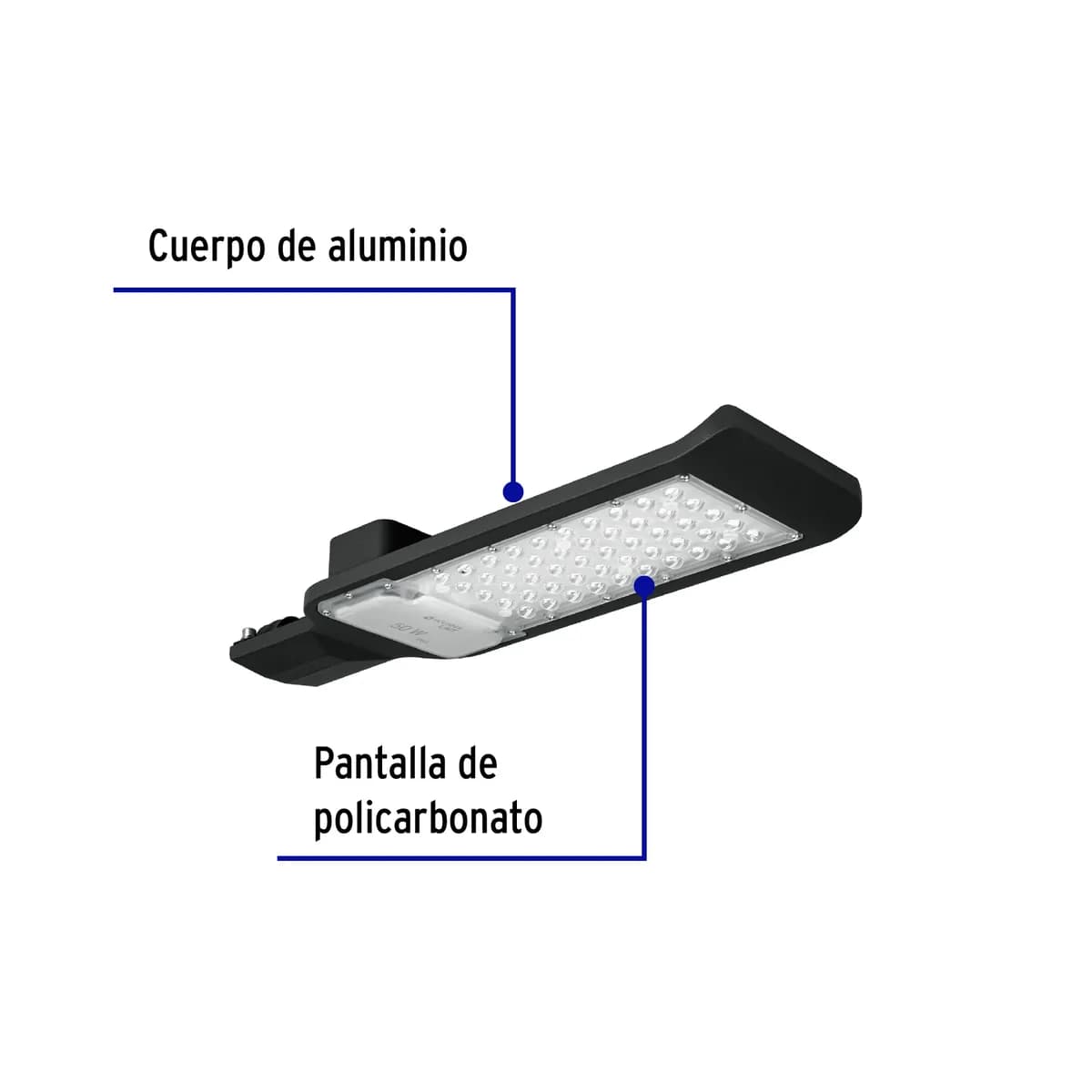 Luminario Suburbano LED 50 W 6500 K Plano Volteck - 46258
