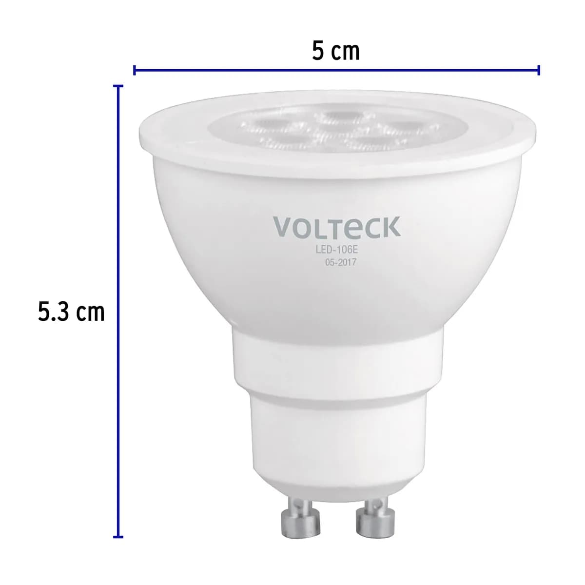 Lámpara LED 6 W MR16 Base GU10 en Blíster Volteck - 46217