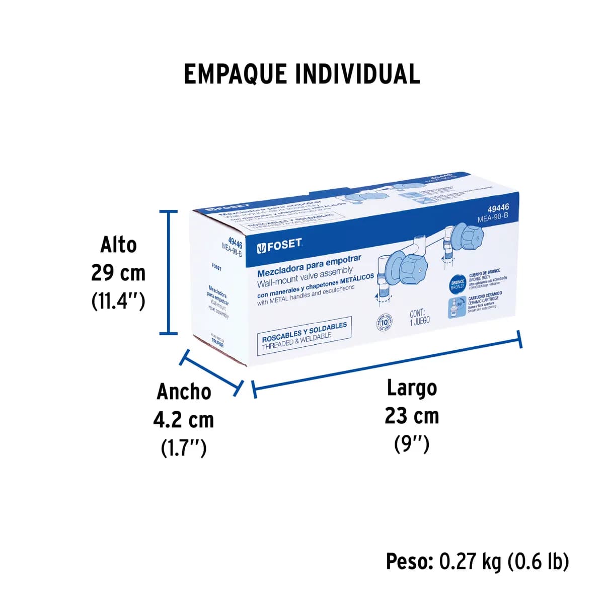 Céspol Flexible de PVC 1 1/2" para Fregadero Foset - 49946