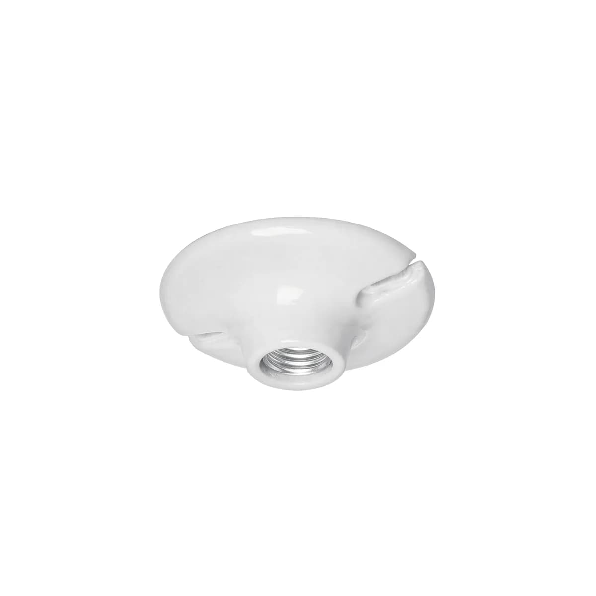 Portalámpara de Porcelana 4 1/2" Redonda Volteck - 47915