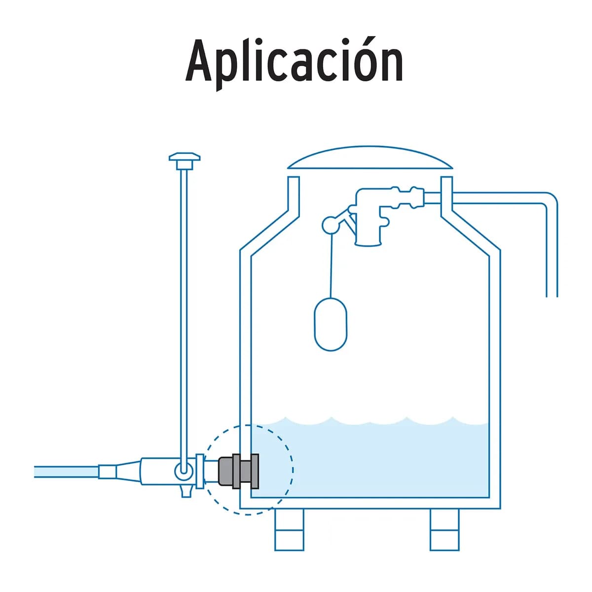 Brida de Polipropileno para Tinaco 1-1/2" Foset - 48071