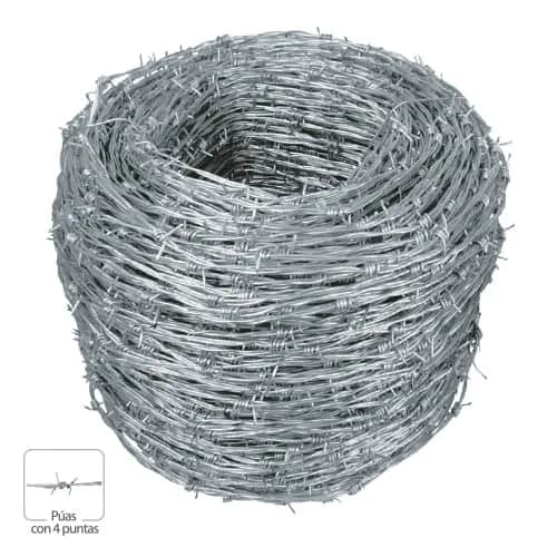 Alambre de Púas Línea Corral Calibre 15.5 Rollo 300 m AKSI - 117054