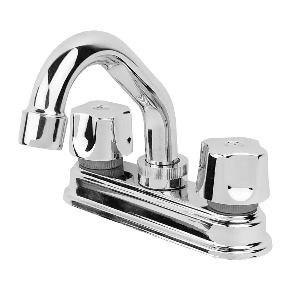 Mezcladora para Lavabo Rugo 24-CT Estrías 4" Cromo