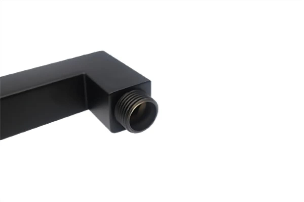 Brazo para Regadera 40 cm Acero Inoxidable Negro MEER - CUE-017