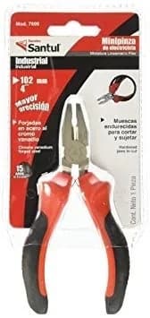 Mini Pinza de Electricista Largo 4 3/4" Santul - 7699