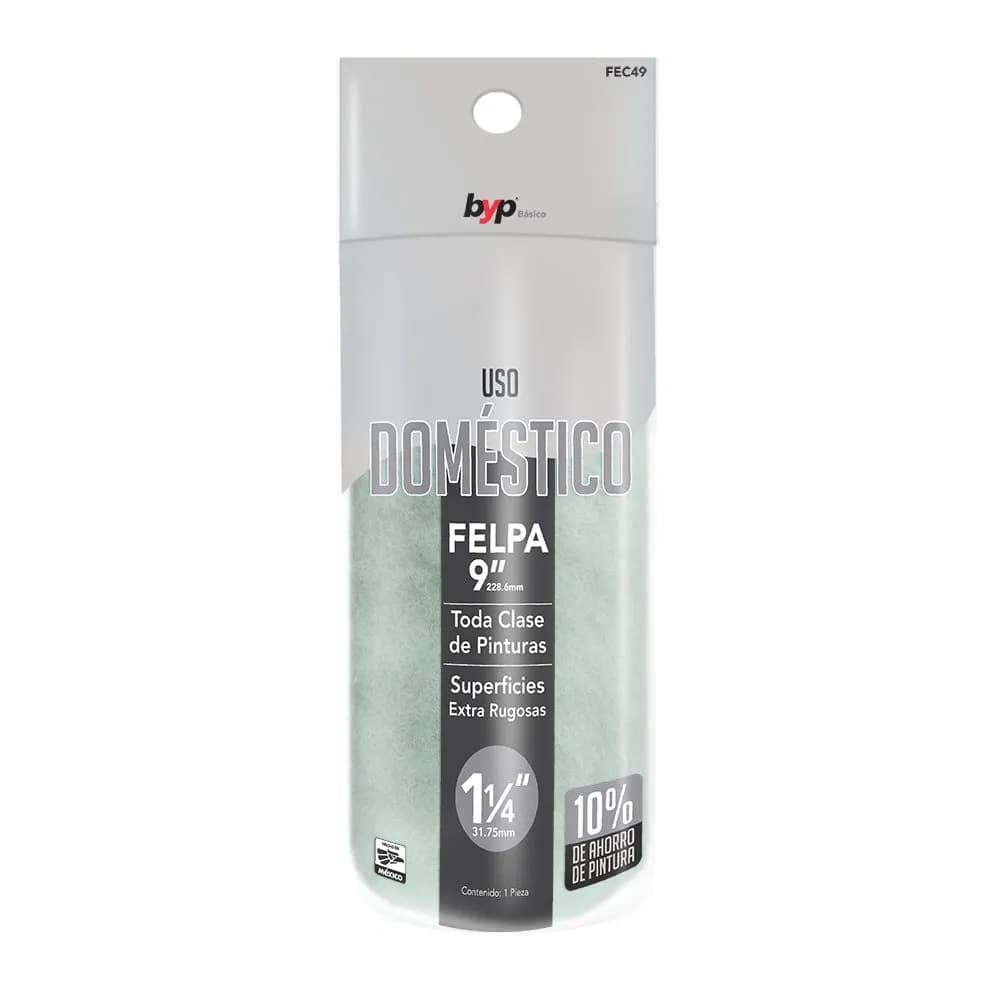 Felpa Econo Roll 9" Pelo 1-1/4" BYP - FEC49