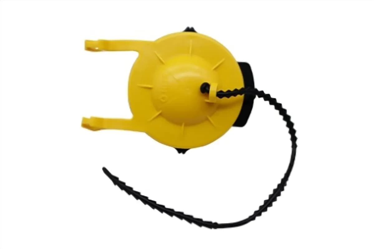 Sapo Flexible para WC 2" Amarillo MEER - SAPO-005