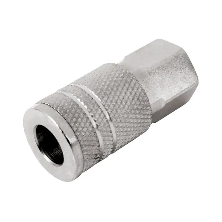 Cople Rápido de Acero Cromado Macho AKSI - 306410