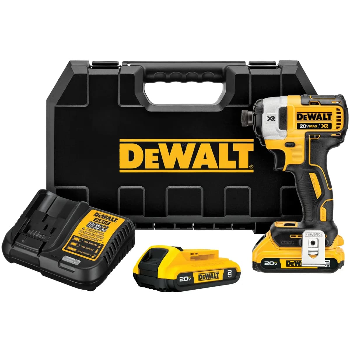 Atornillador de Impacto 20V con 2 Baterías y 1 Cargador DeWalt - DW-DCF887D2