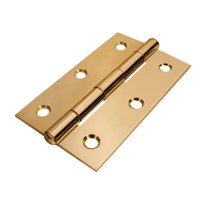 Bisagra Rectangular de Acero Latonado 3" x 2" AKSI - 106415