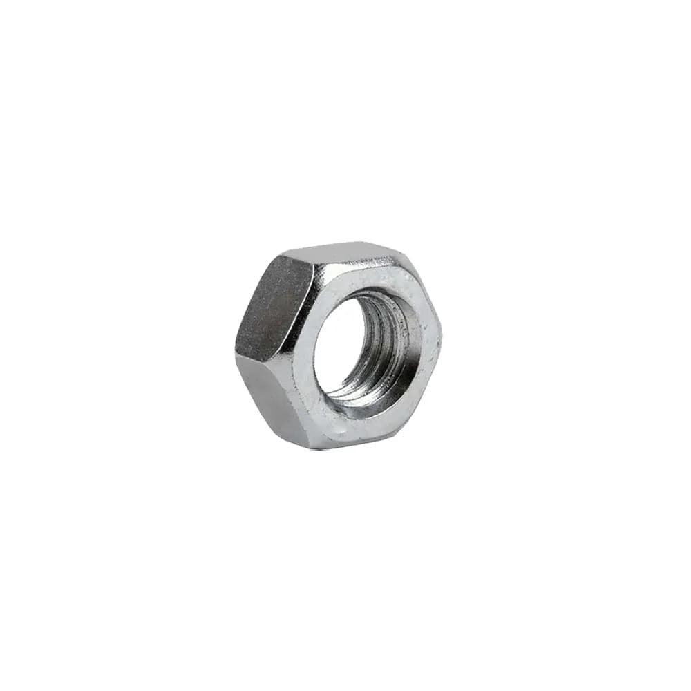 Tuerca Hexagonal Galvanizada 1/4" Argos - Paquete de 100 Piezas