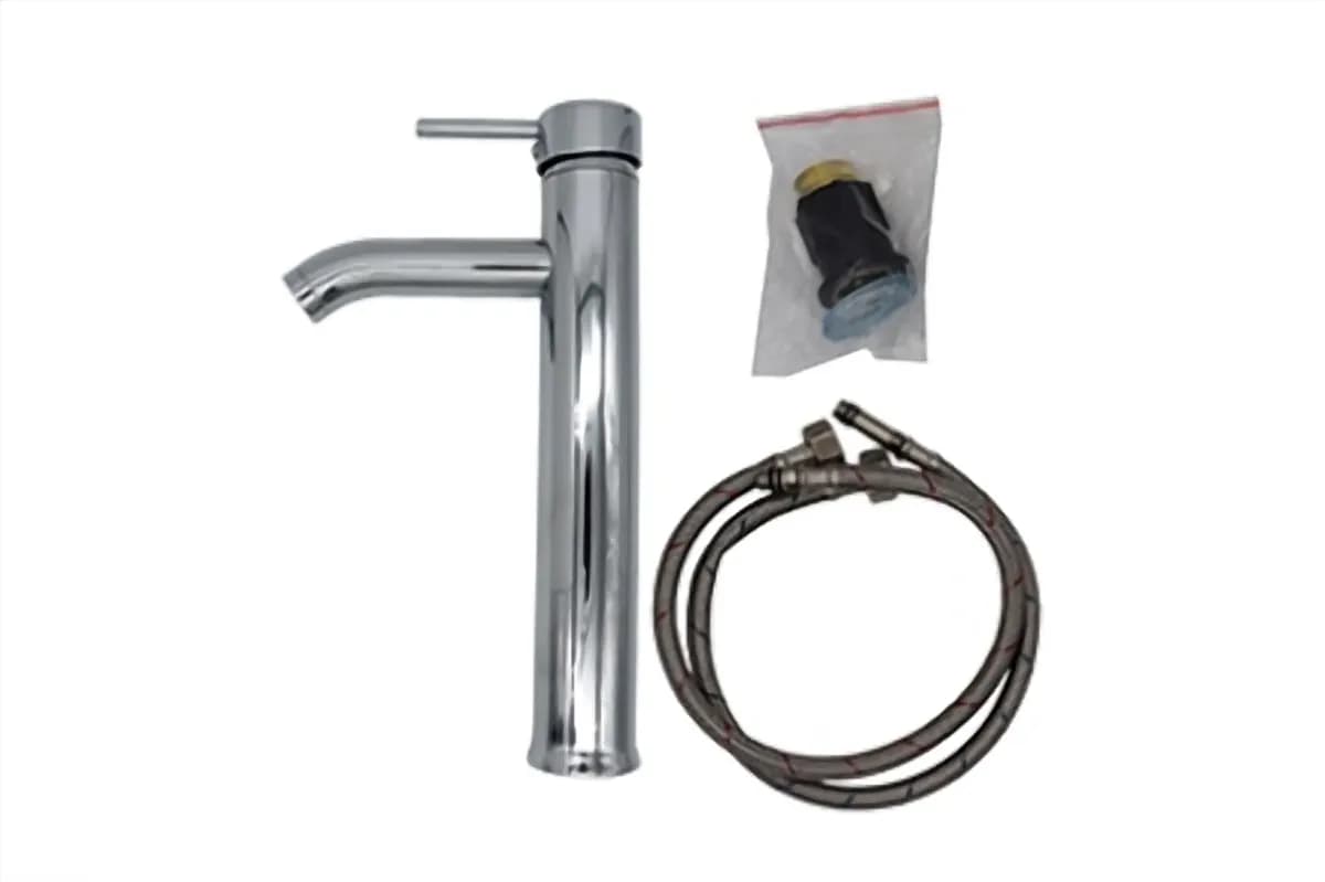 Monomando para Fregadero Cromo 30 cm MEER - MZM8108